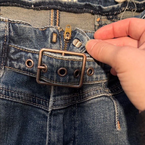 We The Free Dream State Belted Denim Pants - Picture 6 of 6